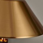 Black Gold Iron Table Lamp