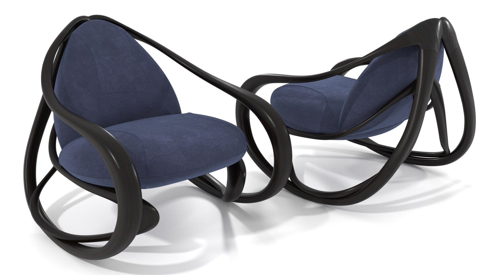 Contemporary Fabric Lounge Chair