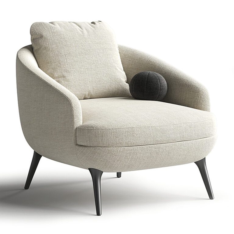 Modern Fabric Armchair