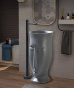 Sculpted Face Basin – Queen