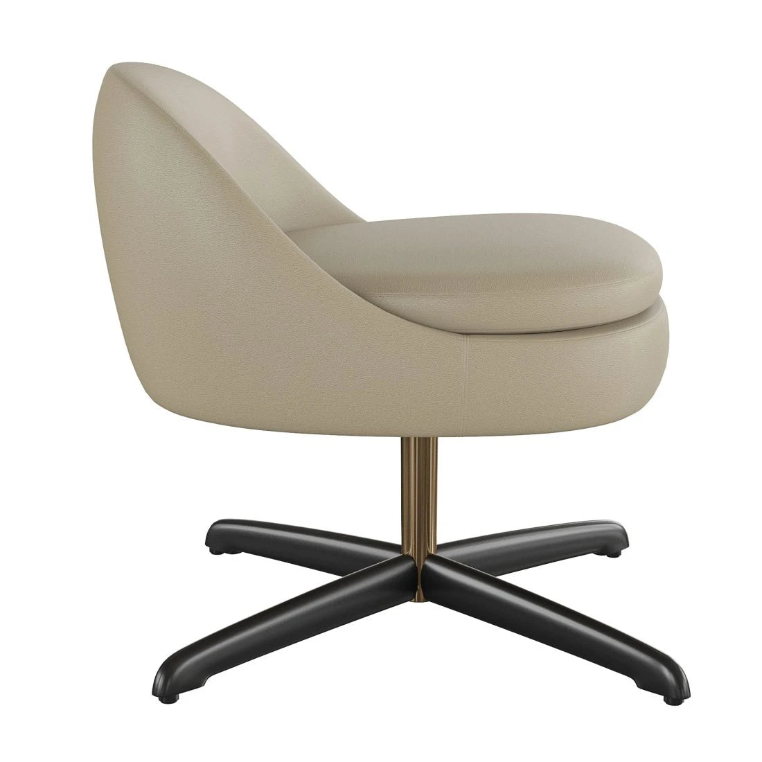 Swivel Fabric Lounge Chair