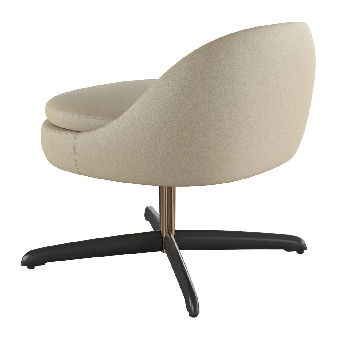 Swivel Fabric Lounge Chair
