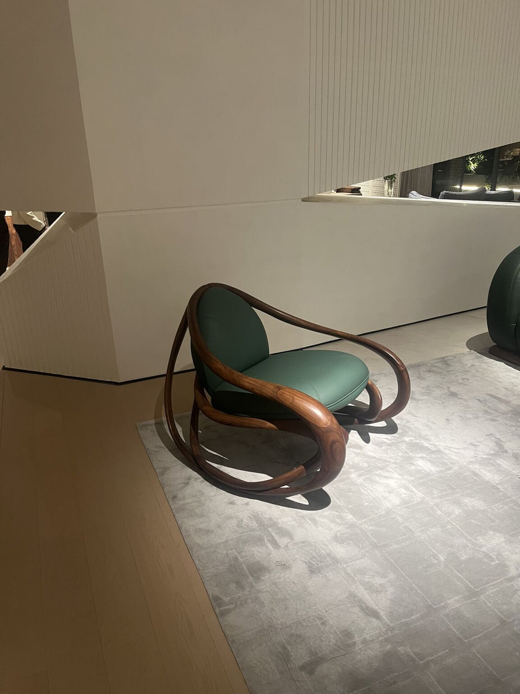Contemporary Fabric Lounge Chair
