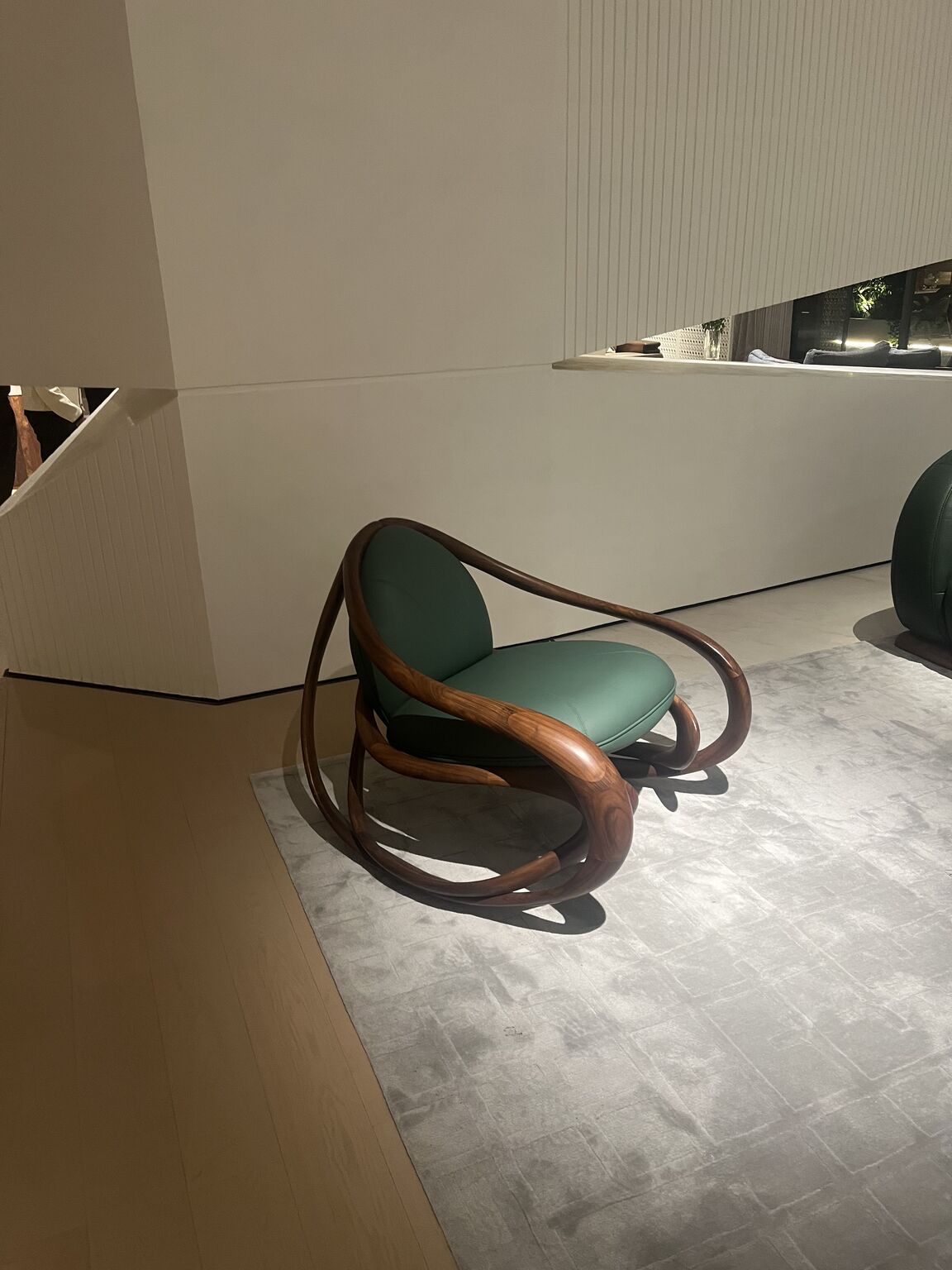 Contemporary Fabric Lounge Chair