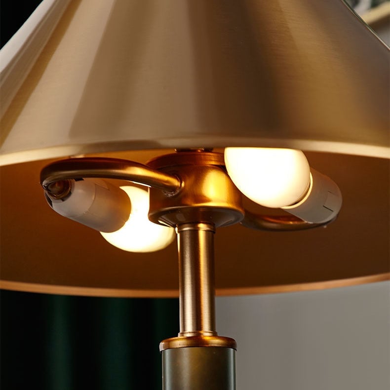 Black Gold Iron Table Lamp