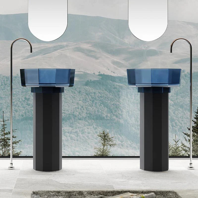 Transparent Resin Basin – Crystal
