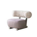 Contemporary Shearling Lounge Chair