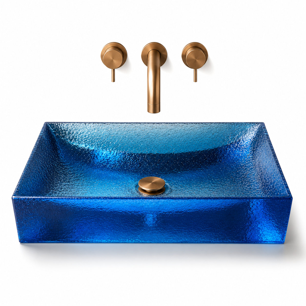 Prisma Glazed Glass Vessel Basin
