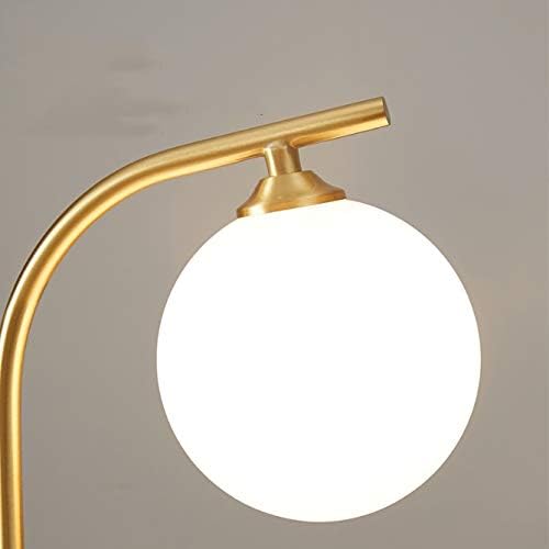 Copper & Glass Globe Table Lamp