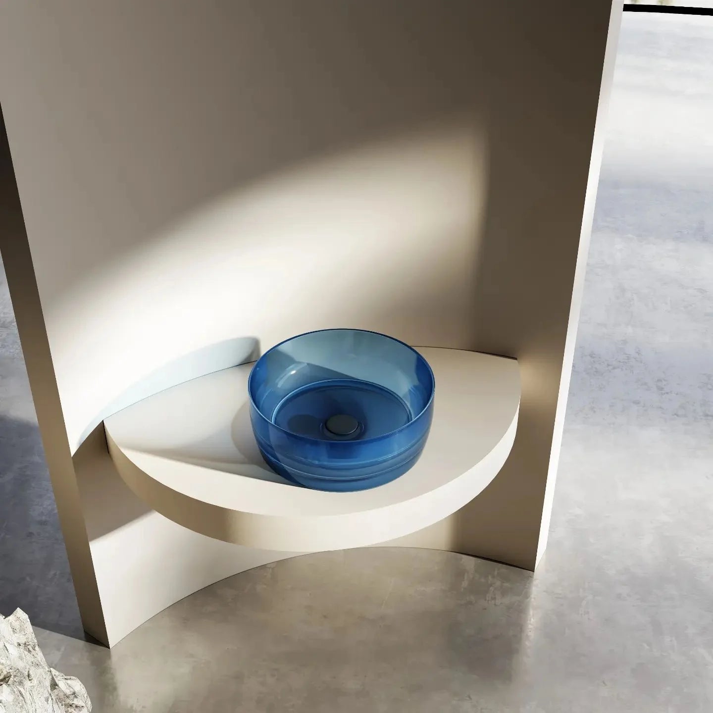 Transparent Resin Basin – Crystal