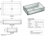 Prisma Glazed Glass Vessel Basin