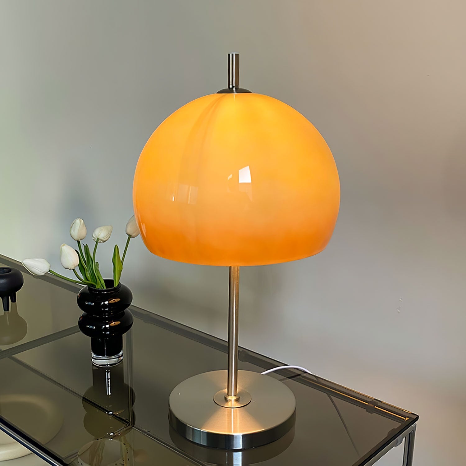 Dome Glass Table Lamp