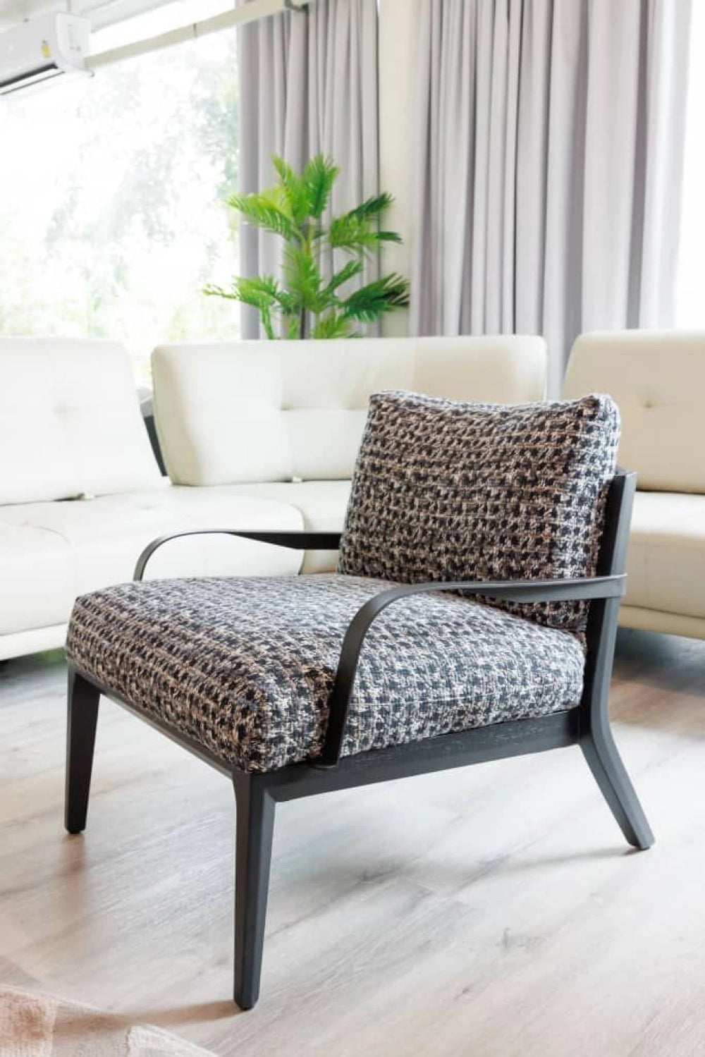 Modern Fabric Armchair