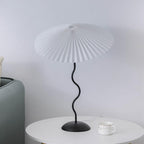 Pleated Fabric Shade Table Lamp