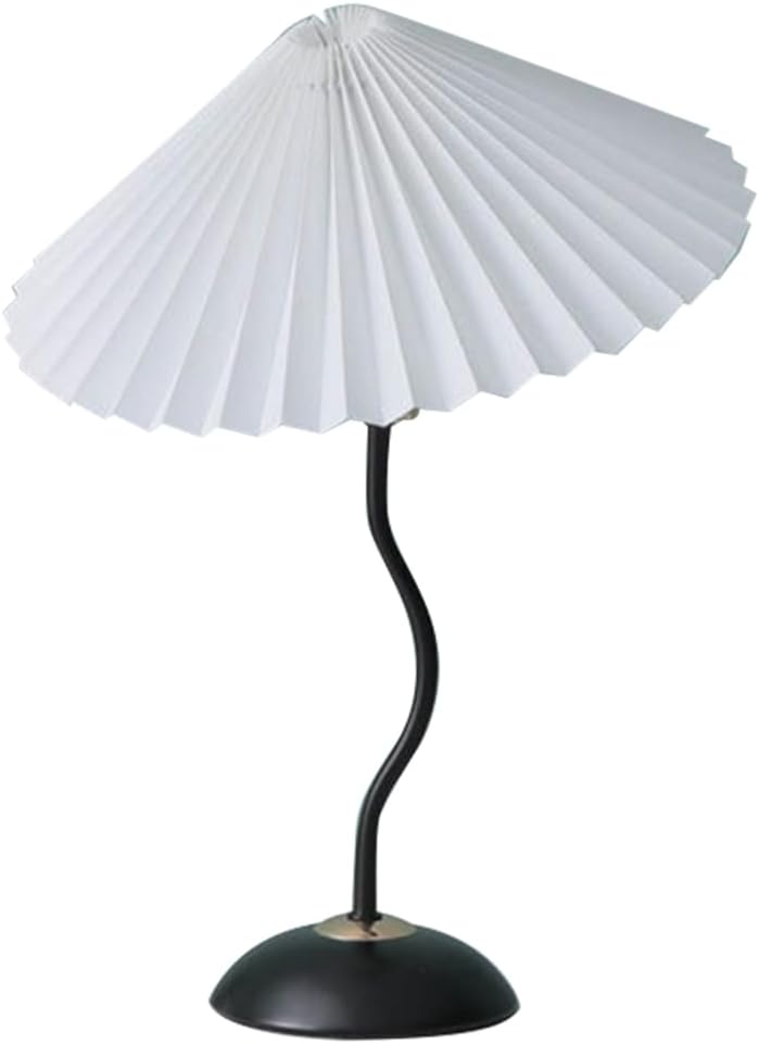 Pleated Fabric Shade Table Lamp