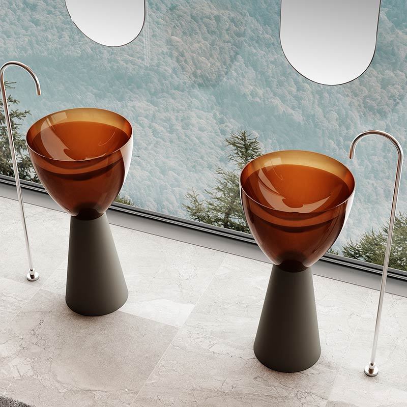 Amber Goblet Basin – Sol