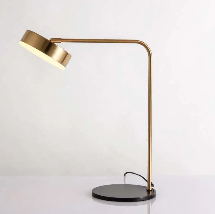 Minimalist Gold LED Desk Lamp