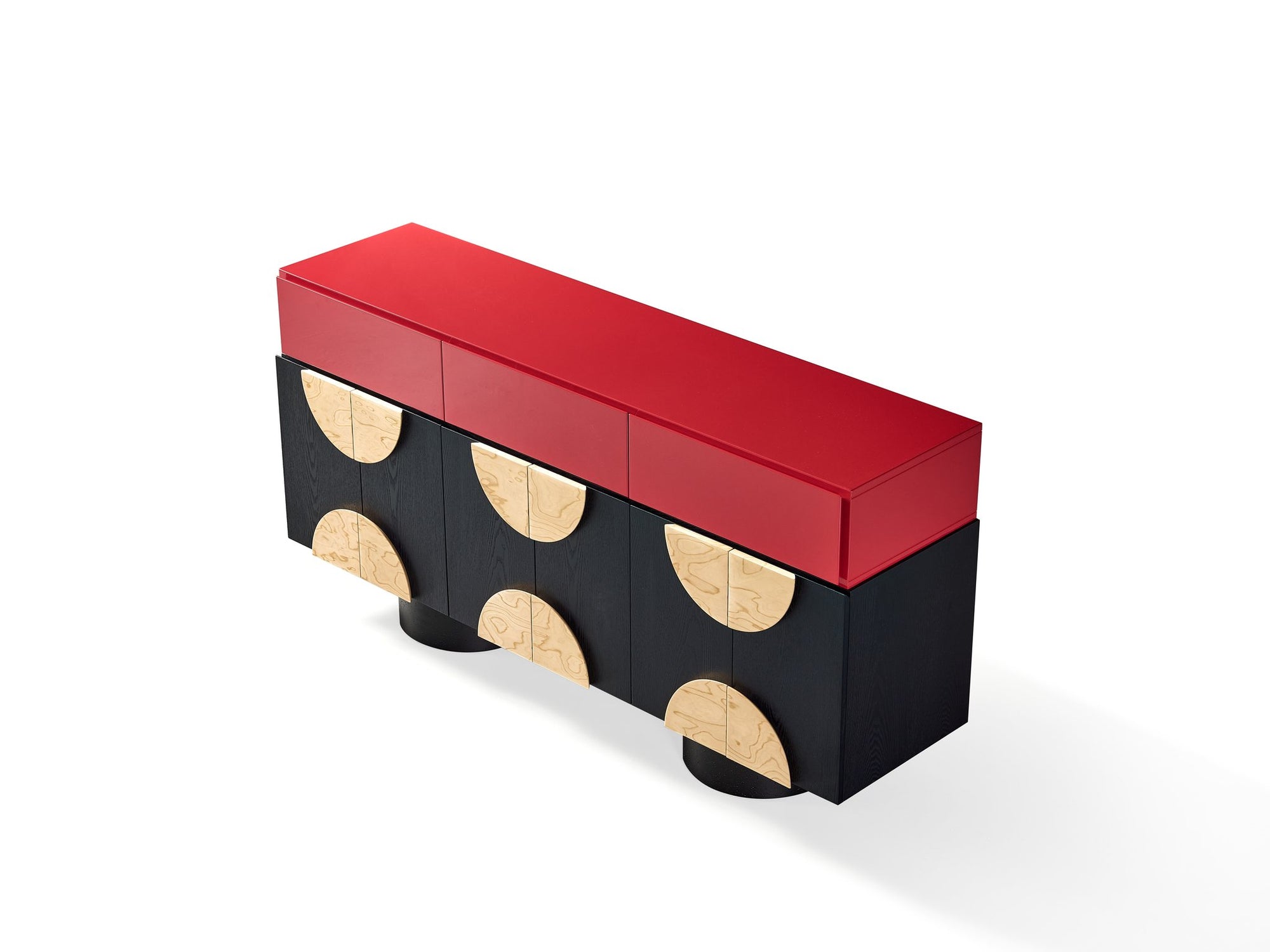 Relaxed Red Sideboard