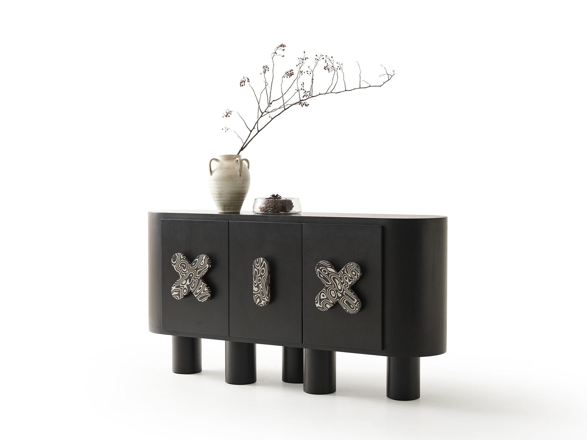 Relaxed Black Sideboard