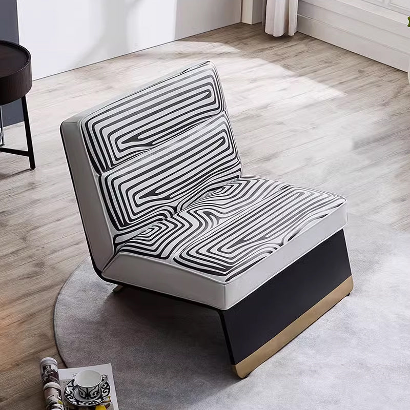 Contemporary Leather Armchair