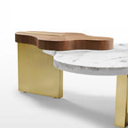 Cloud Shape Petal Form Coffee Table Set