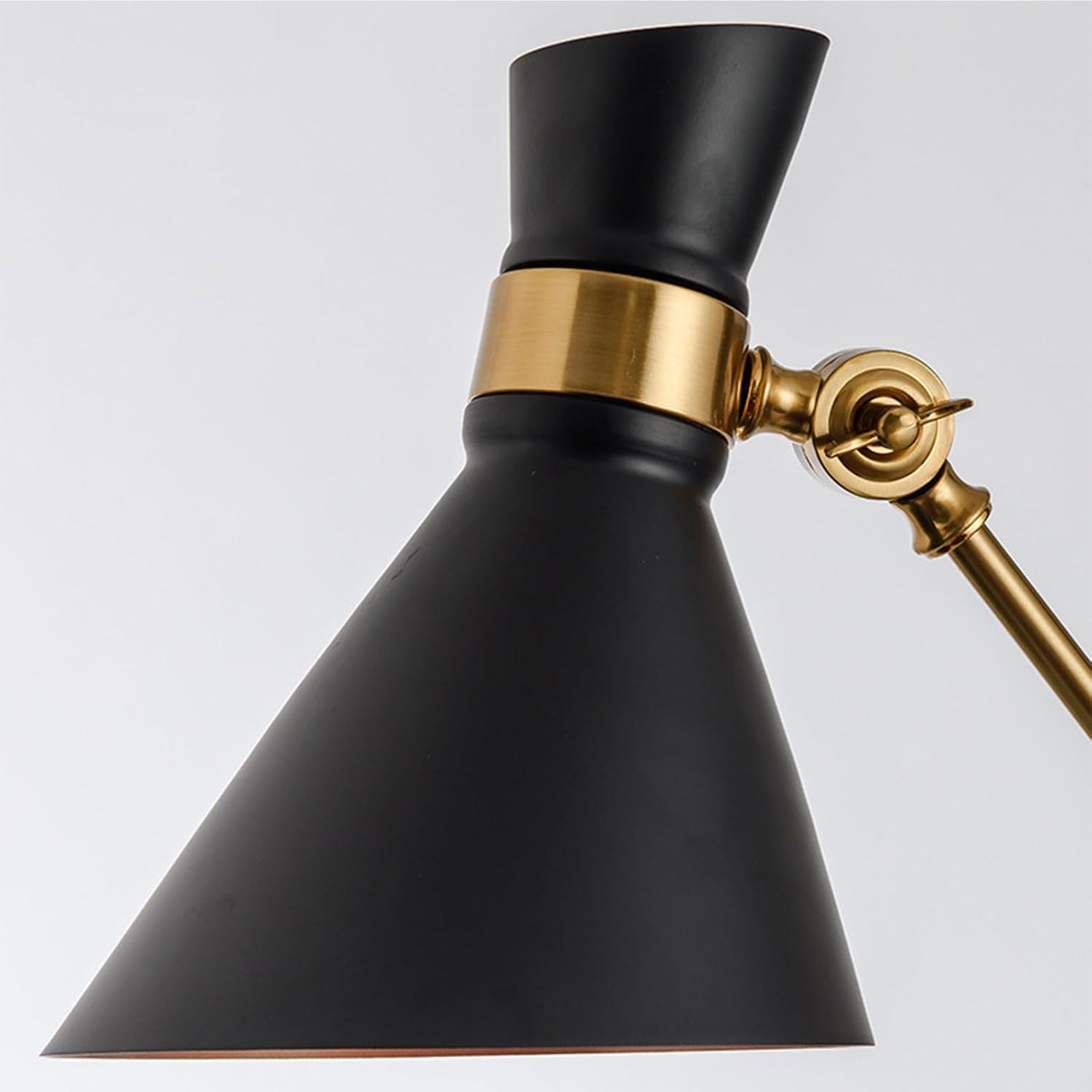 Black & Gold Adjustable Table Lamp