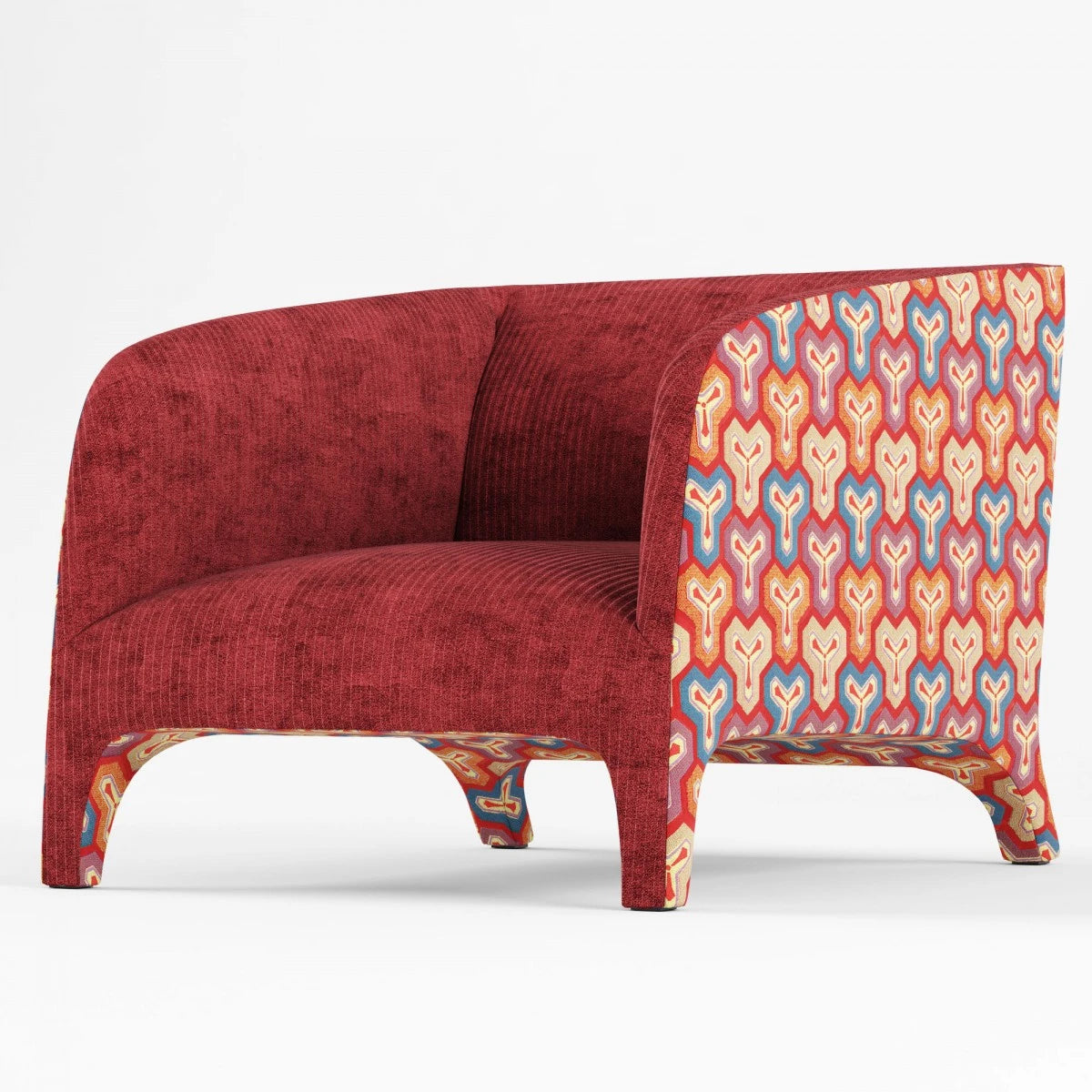 Modern Fabric Armchair