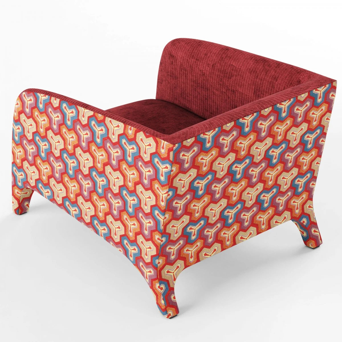 Modern Fabric Armchair
