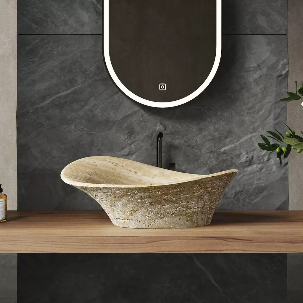 Natural Artificial Stone Vessel Wash Basin