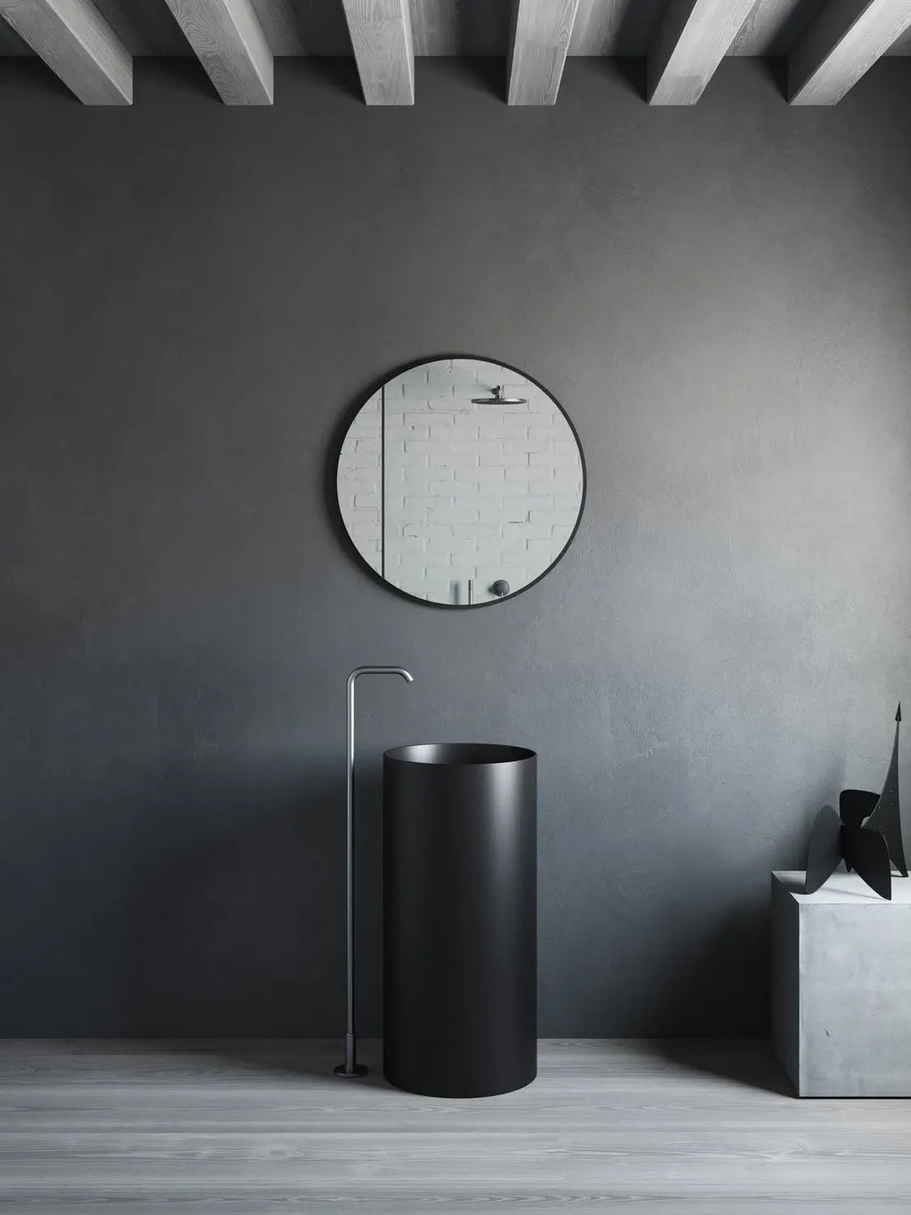 Round Solid Basin – Elegance