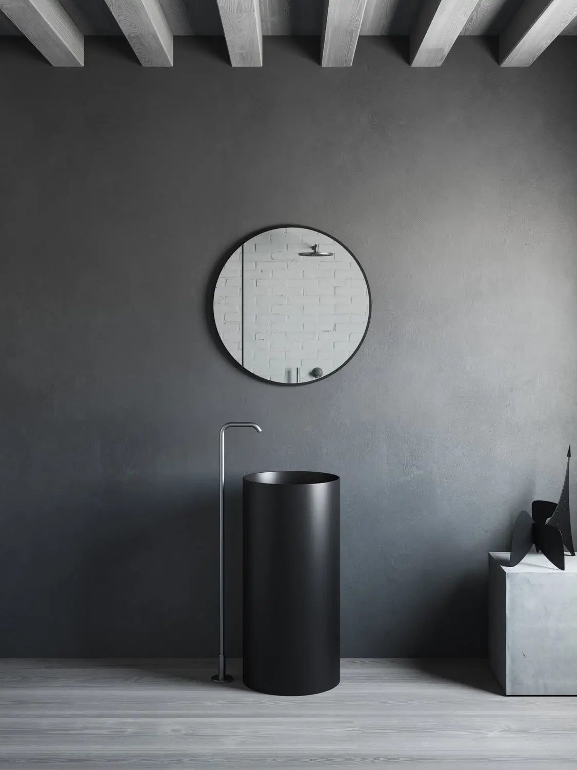 Round Solid Basin – Elegance