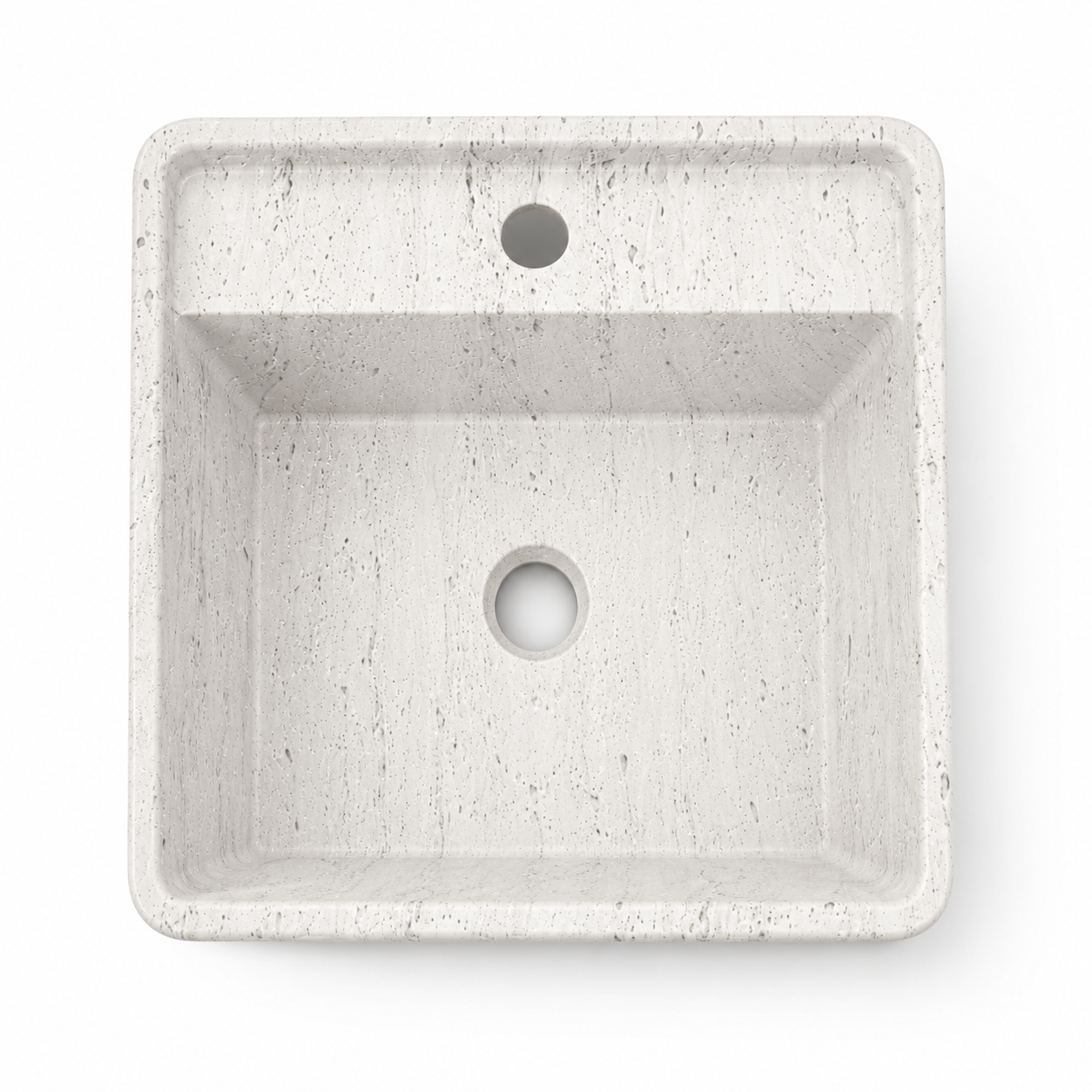 Square Freestanding Artificial Stone Wash Basin