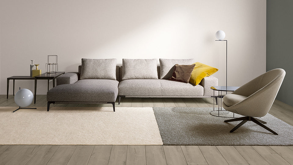 Swivel Fabric Lounge Chair