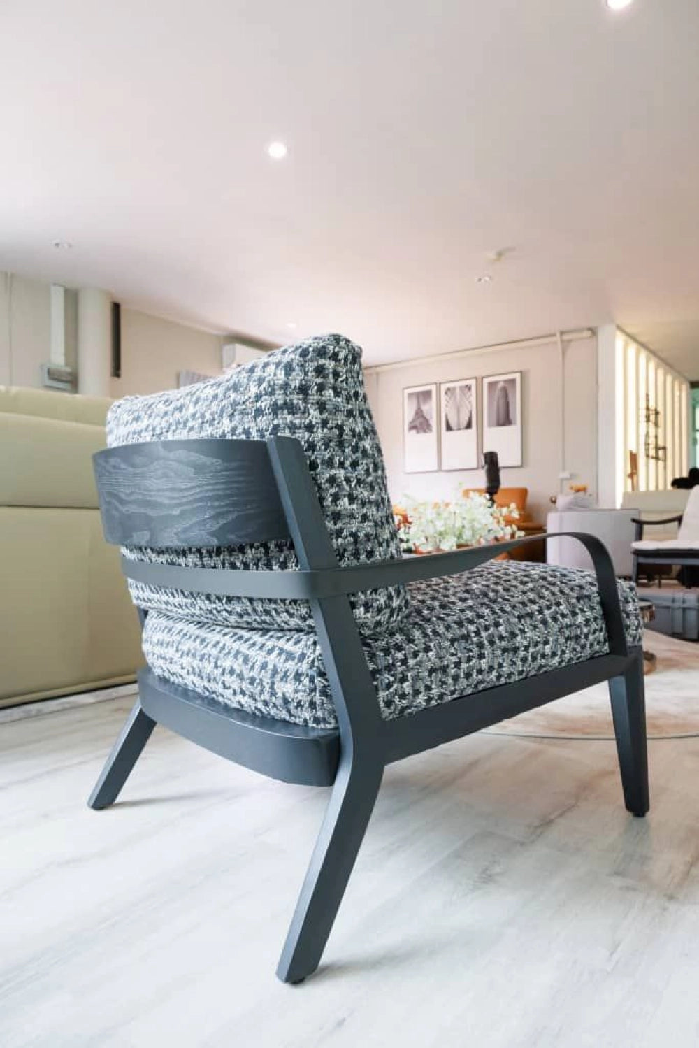 Modern Fabric Armchair