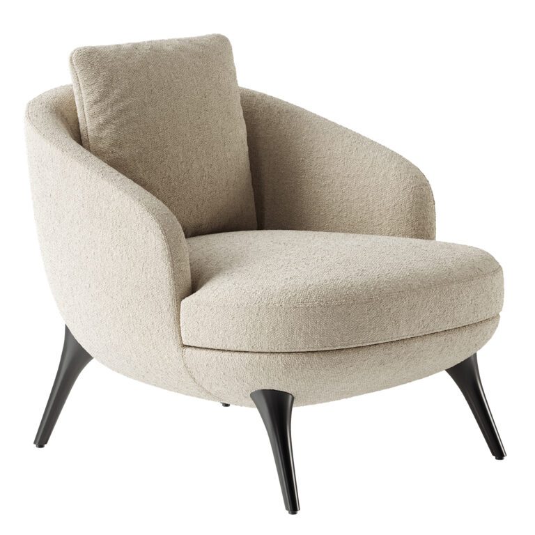 Modern Fabric Armchair