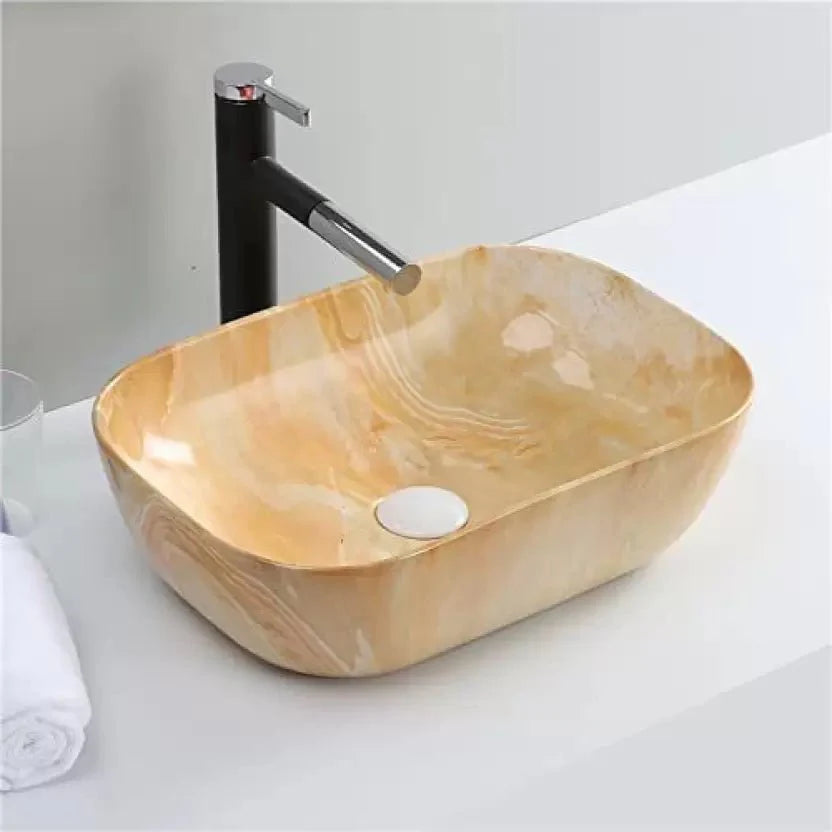 Ceramic Luxurious Table Top Bathroom Sink by zINARCH