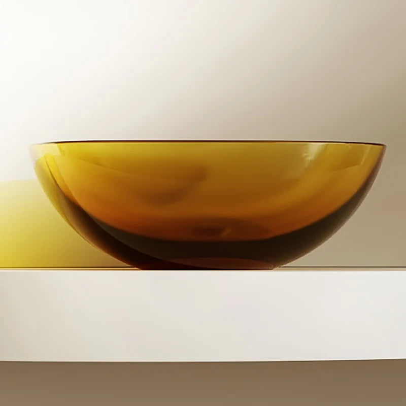 Curved Resin Basin – Luna