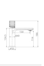 Azure Crystal Basin Mixer