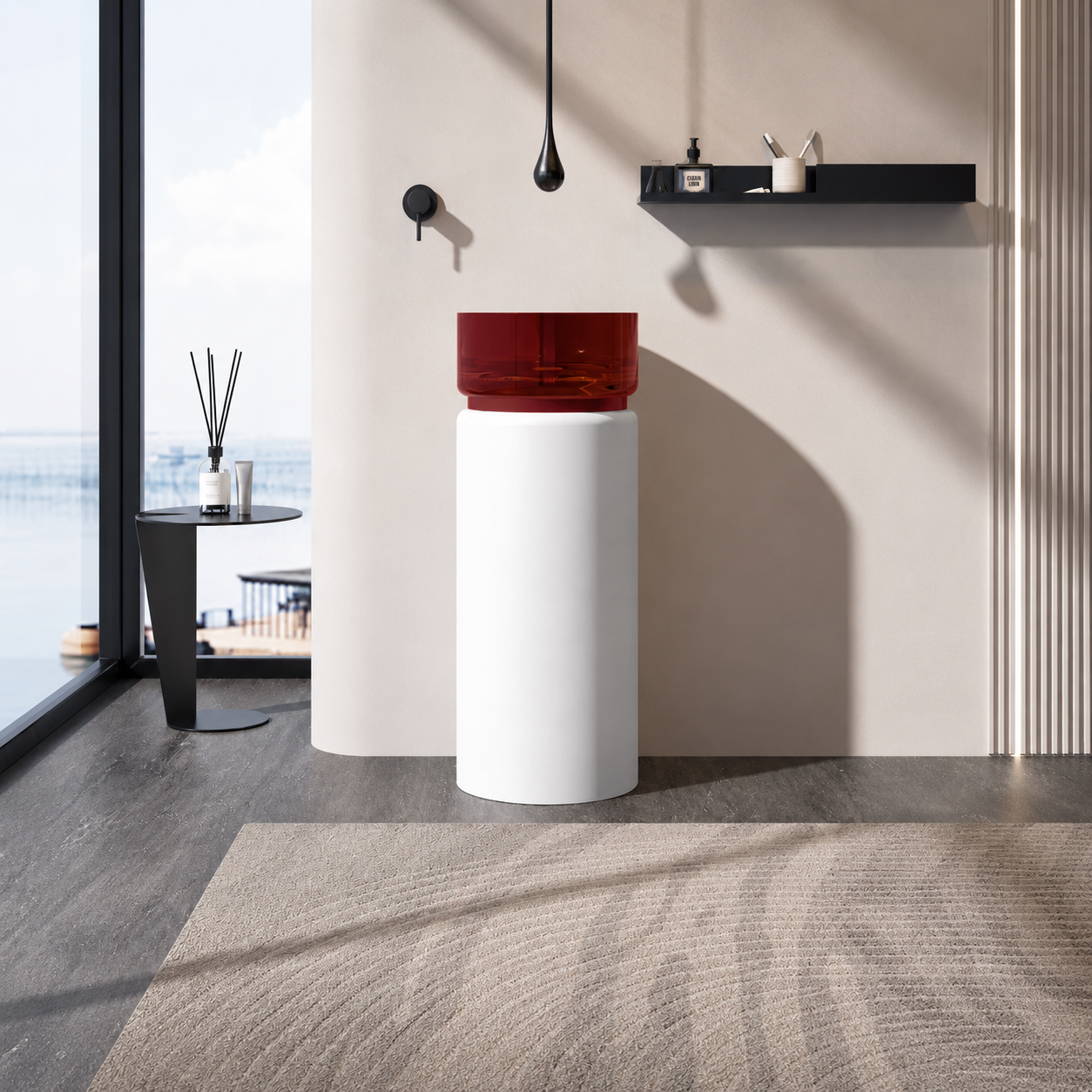 Nova Resin Freestanding Basin