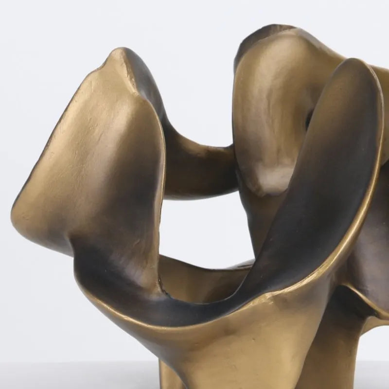 Book Room Decor Abstract Sculpture