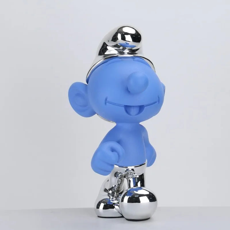Book Room Decor Blue Elf Sculpture