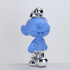 Book Room Decor Blue Elf Sculpture