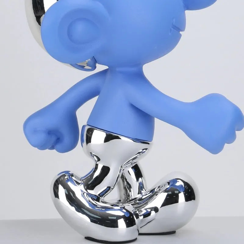 Book Room Decor Blue Elf Sculpture
