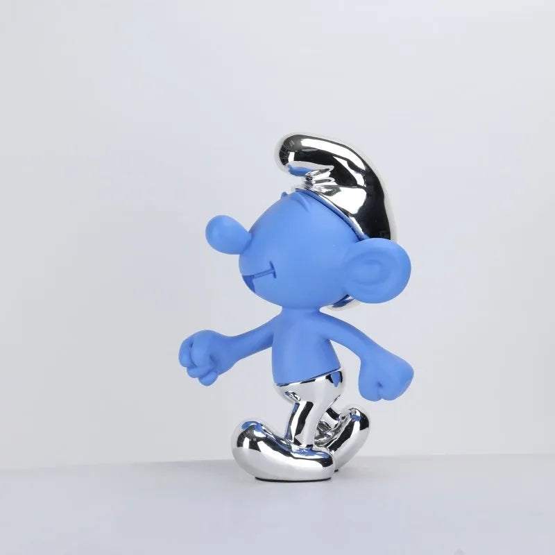 Book Room Decor Blue Elf Sculpture
