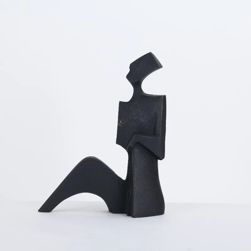 Book Room Decor Decorative Man Figurine