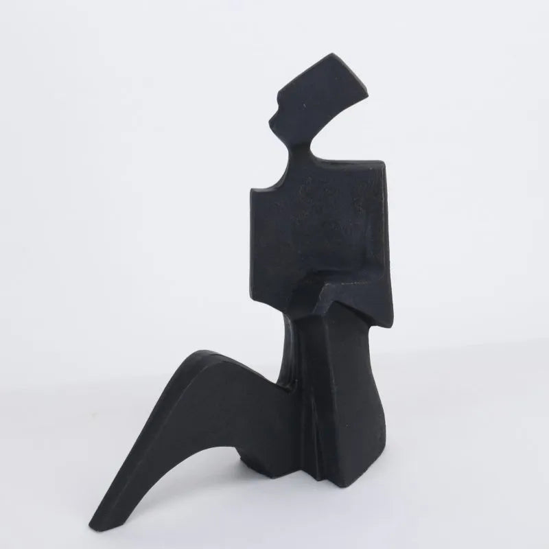 Book Room Decor Decorative Man Figurine