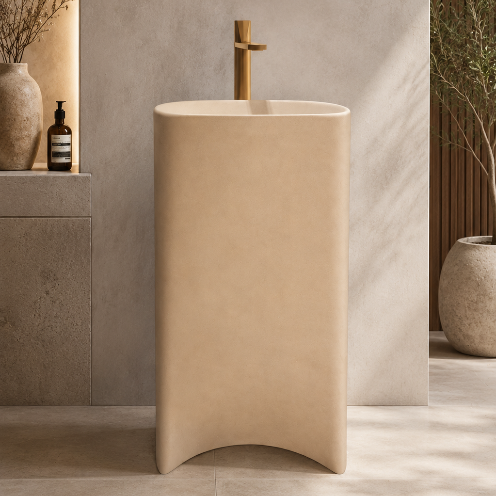 Arco Sculptural Pedestal Basin