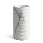 Marble Pattern Round Pedestal Basin – Volaks