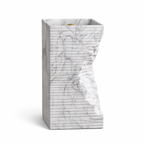 Carrara Square Pedestal Basin – Italian Edition