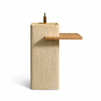 Travertine Shelf Basin – Sand Block Edition